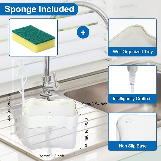 New 2026 Version Premium Quality Dish Soap Dispenser - Image 2