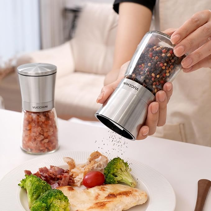 VUCCHINI Salt and Pepper Grinder Set - Image 6