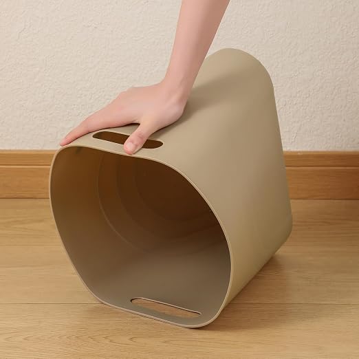 rejomiik Small Trash Can, 3.5 Gallon Slim Garbage Can Plastic Waste Basket - Image 7