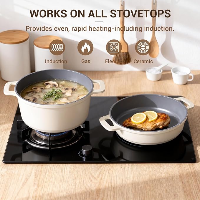 Ammeloo 8-Piece Non Stick Stock Pot - Image 4