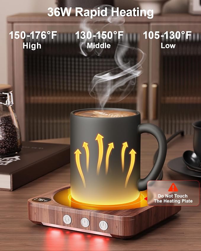 House Gem Mug Warmer - 36W Coffee Mug Warmer - Image 3
