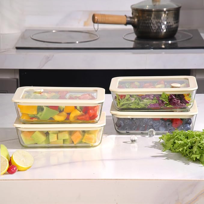 Urban Green Glass Food Container Set - Image 2