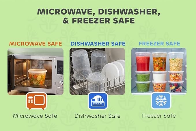 JoyServe 144 Sets Deli Containers - Image 5