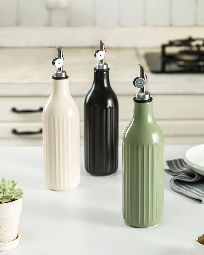 FE FUN ELEMENTS Olive Oil Dispenser Bottle, 19 oz Oil Dispenser - Image 6
