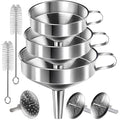YGDZ Stainless Steel Funnel, Large Food Grade Metal Funnel by YGDZ