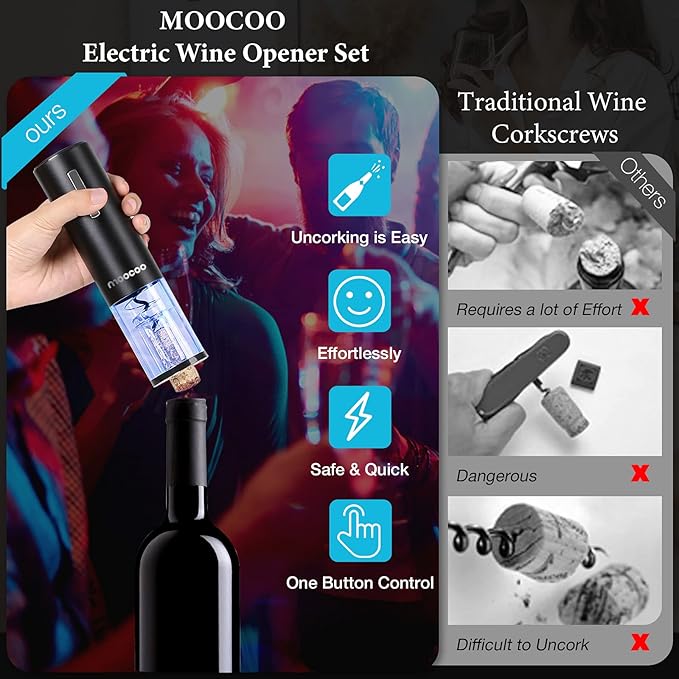 Moocoo Electric Wine Opener - Image 2