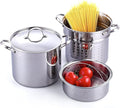 Cooks Standard Pasta Pot 18/10 Stainless Steel 12 Quart, Spaghetti Cooker by CooksStandard