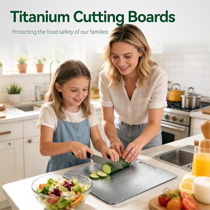Titanium Cutting Board Set of 3, 100% Pure Titanium Cutting Boards - Image 6