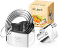 HULISEN Heart Cookie Cutter Set, Stainless Steel Biscuit Cutter by HULISEN