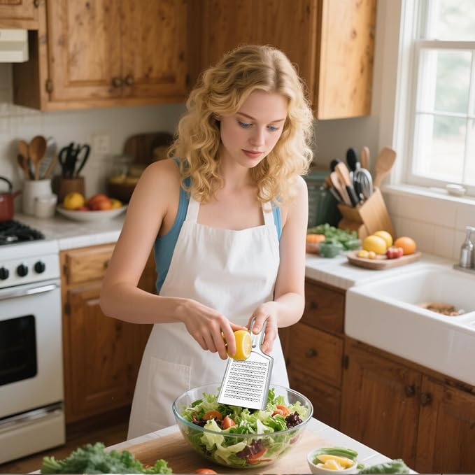 Ginger Grater Tool, Stainless Steel Grater Rustproof 8.46"x4.16" Large Size - Image 5