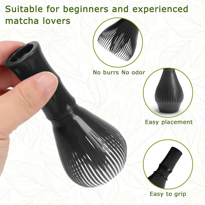Matcha Whisk, Reusable Resin Matcha Whisk Easy to Clean Stirring Tool - Image 3