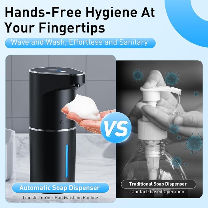 Fantictas Automatic Soap Dispenser, Touchless Hand Wall Mount Rechargeable 3 - Image 7