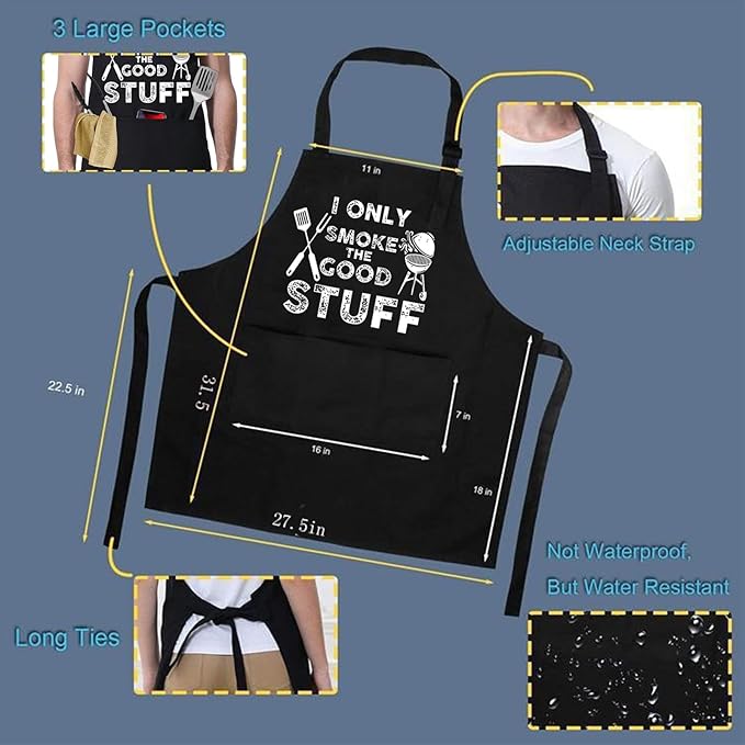 ONFAON Funny Apron for Men Women, Father's Day Gifts, Gifts for Mom, Birthday - Image 3