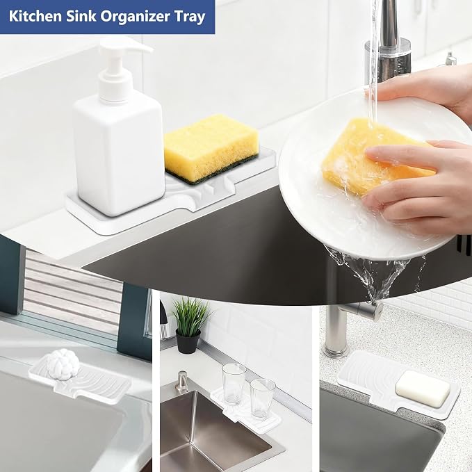 Silicone Sponge Holder for Kitchen Sink - Image 4