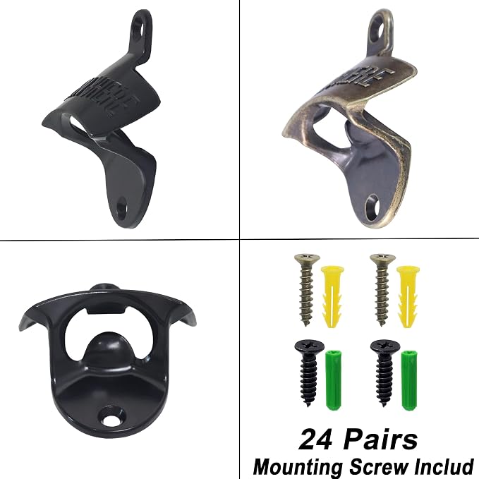 24 PCS Bulk Wall Mounted Bottle Opener - Image 4
