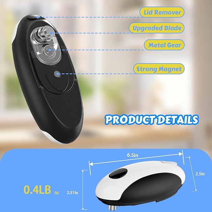 USB Rechargeable Electric Can Opener - Image 6