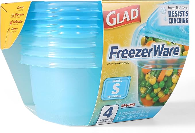 Glad GladWare FreezerWare Food Storage Containers - Image 3