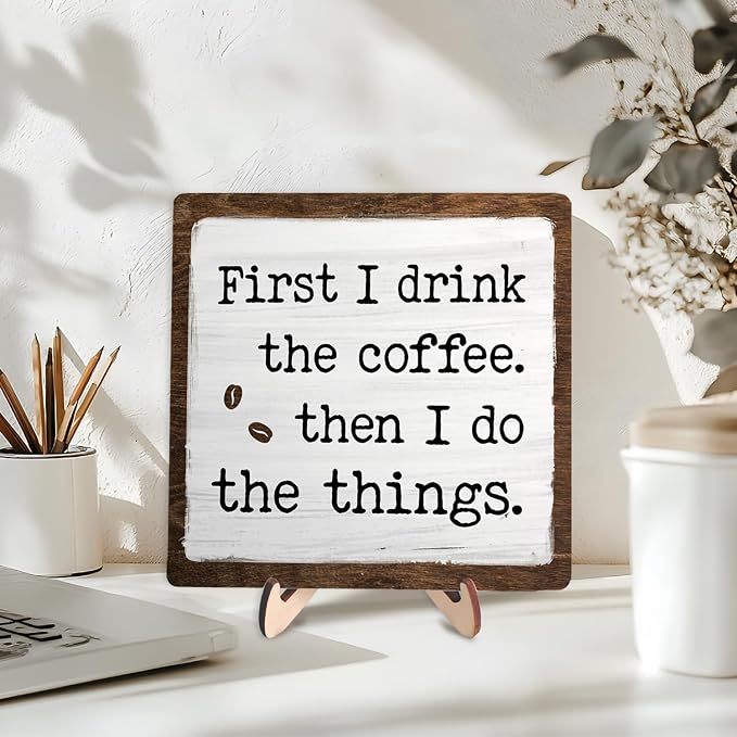 Vintage Coffee Bar Sign Plaque - Image 3