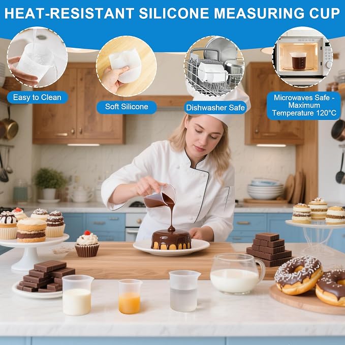 Measuring Cups and Spoons Set 35 Pcs, 11 Stainless Steel Nesting Measuring - Image 6