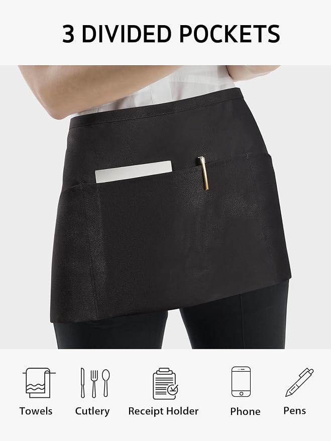 Syntus 3 Pack Server Aprons - Image 4