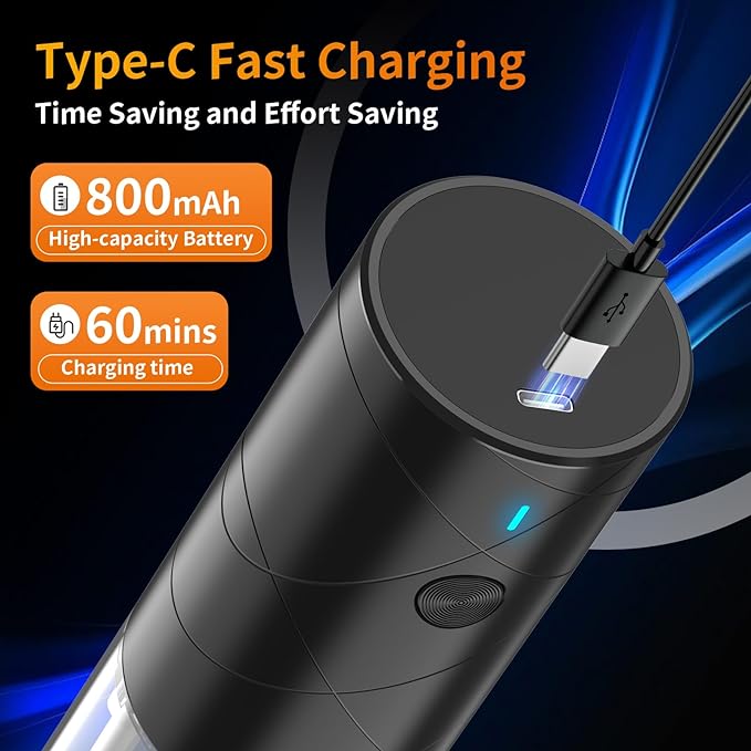 2Pack Electric Salt and Pepper Grinder Set USB Rechargeable - Image 4