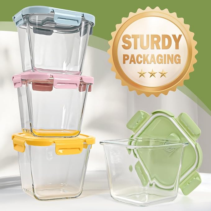 Glass Soup Containers with Lids 32oz - Image 7