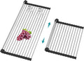 Extra Large Expandable Roll Up Dish Drying Rack, Over The Sink Drying Rack Sink by BBXTYLY