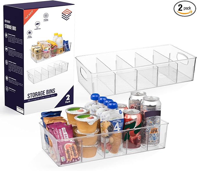 ClearSpace Plastic Pantry Organization and Storage Bins by ClearSpace