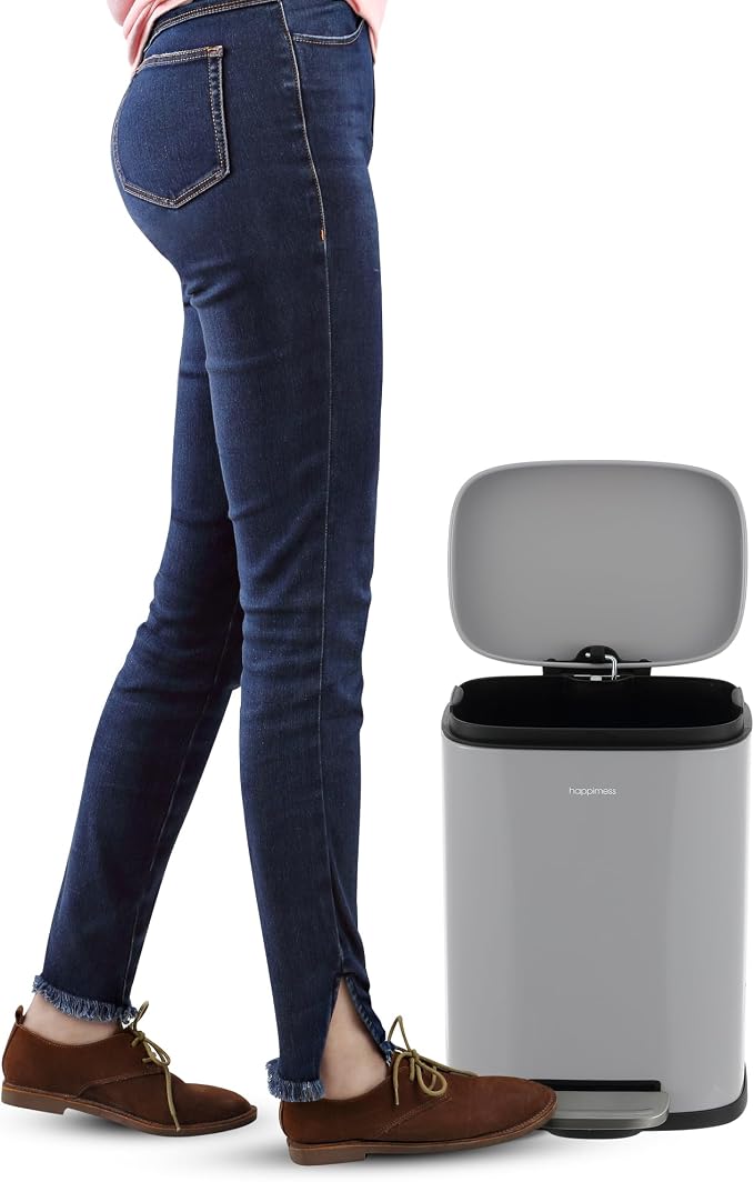 happimess HPM1006I Connor Rectangular 13-Gallon Trash Can - Image 8