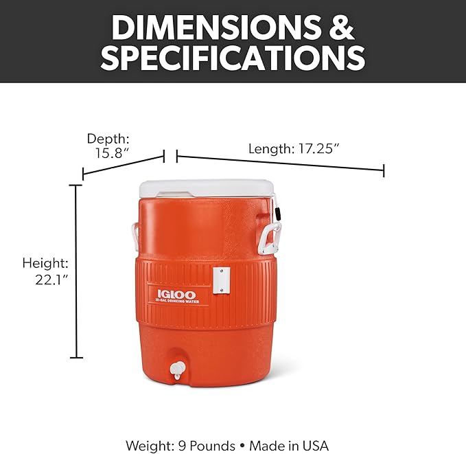 Igloo Sports Cooler | Insulated Beverage Dispenser - Image 2