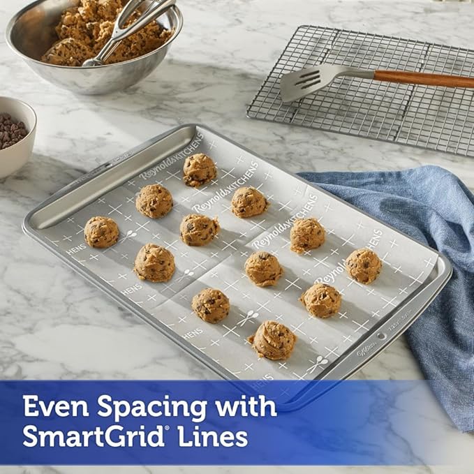 Reynolds Kitchens Cookie Baking Sheets, Pre-Cut Baking Parchment Paper Sheets - Image 6