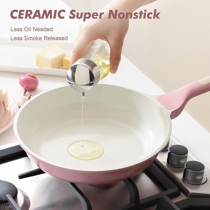 SENSARTE Nonstick Ceramic Frying Pan 11-Inch, Healthy Non Toxic Skillet - Image 7