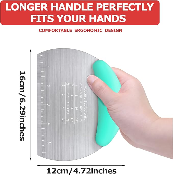 Pastry Cutter Dough Scraper Dough Cutter Scraper Tool Kitchen Pastry Blender - Image 5