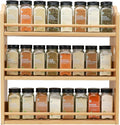 3 Tier Bamboo Spice Rack, Spice Rack Organizer, Seasoning Jars Rack Shelf Spice by Thalomely