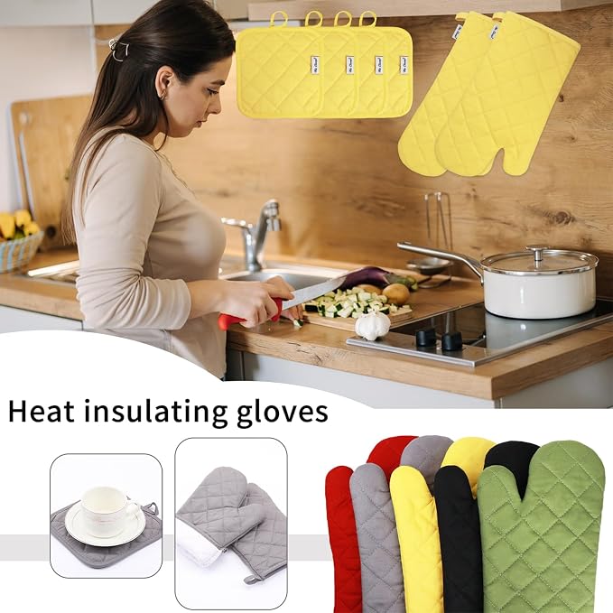 Oven Mitts and Pot Holders Sets - Image 4