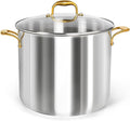MICHELANGELO Stainless Steel Stock Pot by Michelangelo