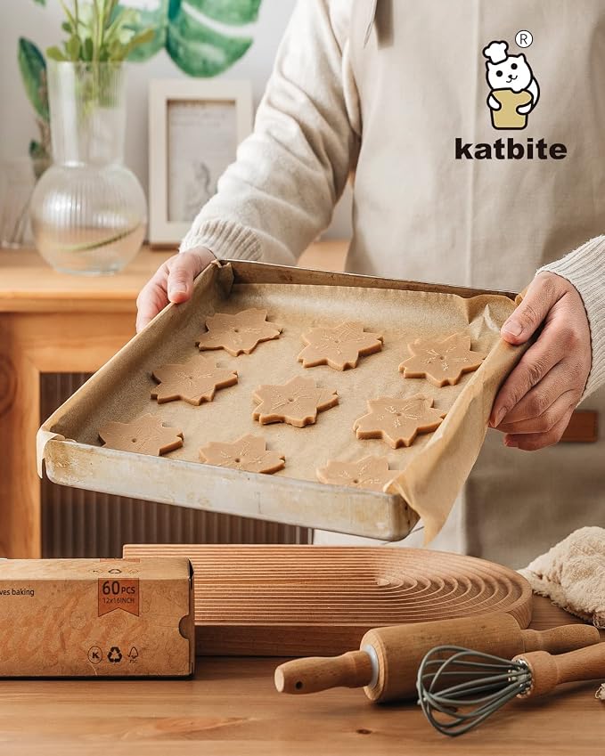 Katbite 12x16 Inch Parchment Paper Sheets, Pre cut Unbleached Baking Paper - Image 8