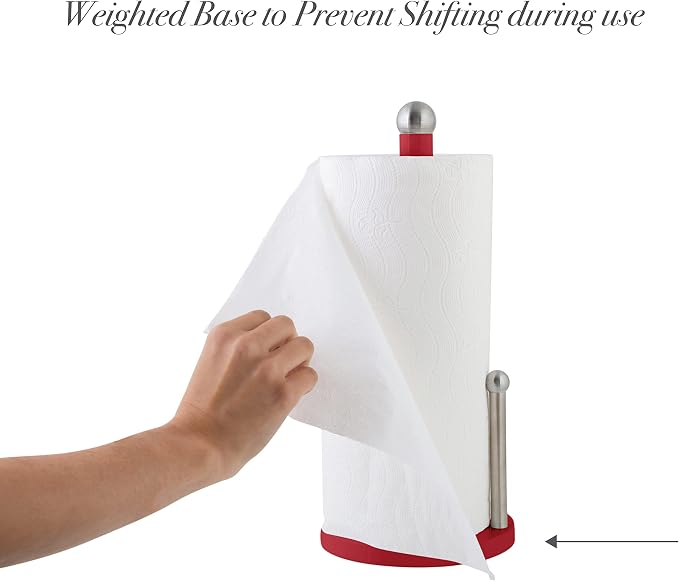 Kitchen Details Paper Towel Holder in Red - Image 4