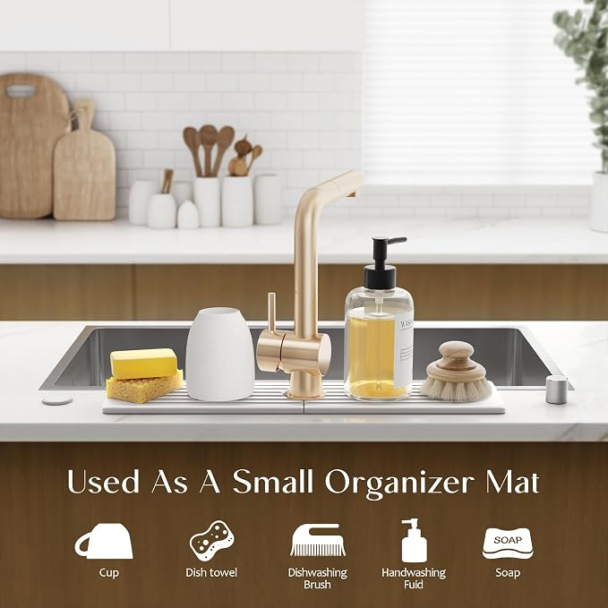 Large Faucet Mat for Kitchen Sink - Image 5