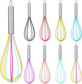 Domensi 8 Pcs 12 Inch Whisks Bulk by Domensi