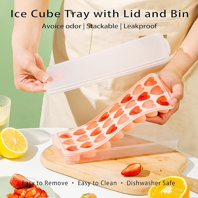 Heart-Shaped Ice Cube Trays - Image 3
