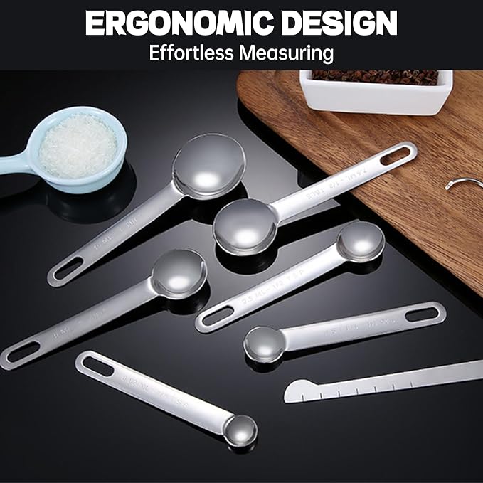 Tablespoon Measuring Spoons Set, Stainless Steel Measuring Spoons - Image 4