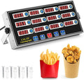 Relaxweex 1 Pack Commercial 12 Channel Digital Kitchen Timer, Wall Mount or by Relaxweex