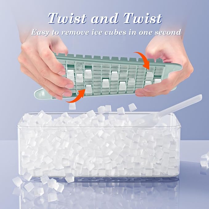 Mini Ice Cube Tray for Freezer: GGUW Nugget Ice Cube Tray - Image 3