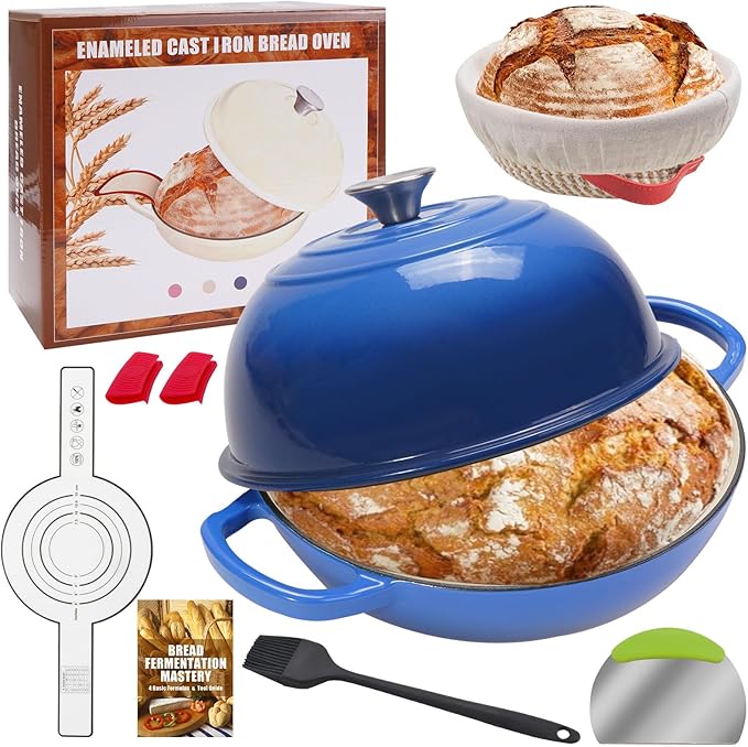 6QT Enameled Cast Iron Dutch Oven by FOEDO