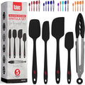 Kaluns Silicone Spatula Set, 4 Rubber Spatulas 600°F Heat Resistant, Nonstick by Kaluns%C2%AE