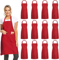 DUSKCOVE 12 Pack Plain Bib Aprons by DUSKCOVE