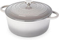 Cast Iron Dutch Oven with Lid – Non-Stick Ovenproof Enamelled Casserole Pot – by Nuovva