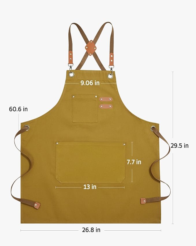 Syntus Chef Apron for Men Women Kitchen Cooking Apron - Image 2
