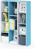 Furinno LUDER Book Shelf, 11-Cube Bookshelf, Reversible Bookcase, 9.4 x 29.1 x by Furinno-FitsYourSpaceFitsYourBudget